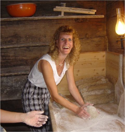 Edith probiert es hinterher!